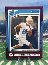 2024 Panini Donruss Cornelius Johnson Purple Parallel /470 Rookie RC Chargers