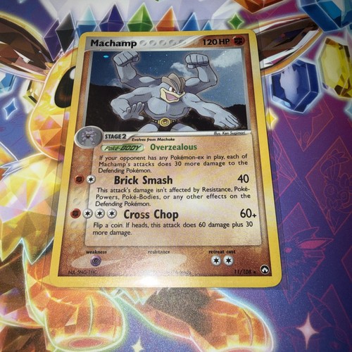 Pokemon TCG English Card ex Power Keepers Machamp 11/108 Holo Rare