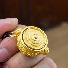 Kompakter Schlüsselanhänger Anhänger mit Chinesisch für Sternzeichen Motiv und Drehfunktion