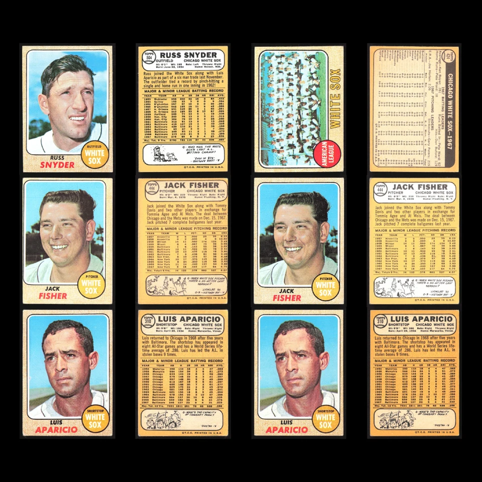 1968 Topps Lot 50 Vintage Baseball Cards Dealer Bulk Set Builder Commons VG MLB - Image 4 of 4