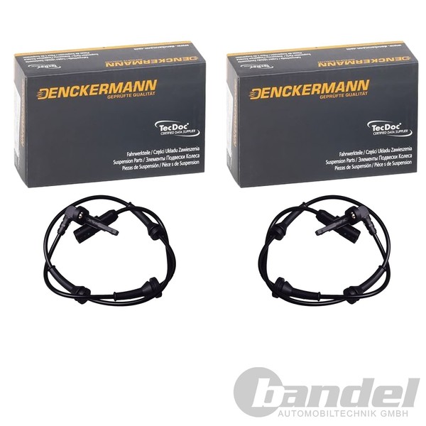 2X Denckermann ABS-SENSOR Raddrehzahl Vorne Li+Re Passend FüR Renault Master-image