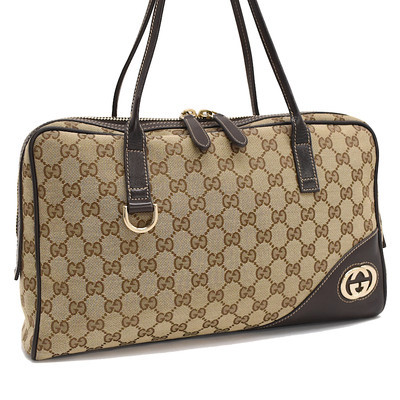 Auth GUCCI GG Canvas Shoulder Hand Bag Interlocking G 169971 Auth GUCCI GG Canvas Shoulder Hand Bag Interlocking G 169971