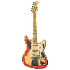 Guitar Musical Instrument Self Adhesive Sticker