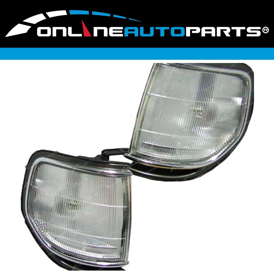 LH+RH Corner Park Lights Pair for Toyota Landcruiser 80 Series 1990-1997 L+R Set - Image 4 of 4