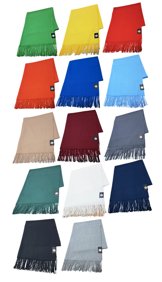 Damen und Herren Schal/ dünne,warme Qualität / 14 modische Farben / seidig soft