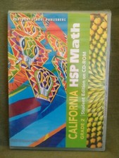 California HSP Math Grade 2 Student Edition CD-ROM Harcourt NEW