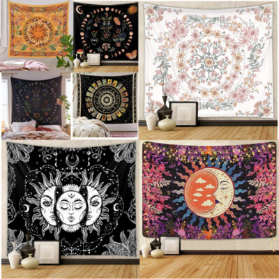 Neu Mandala Tapisserie Indisch Wandteppich Wandbehänge Bettdecke Strandtuch