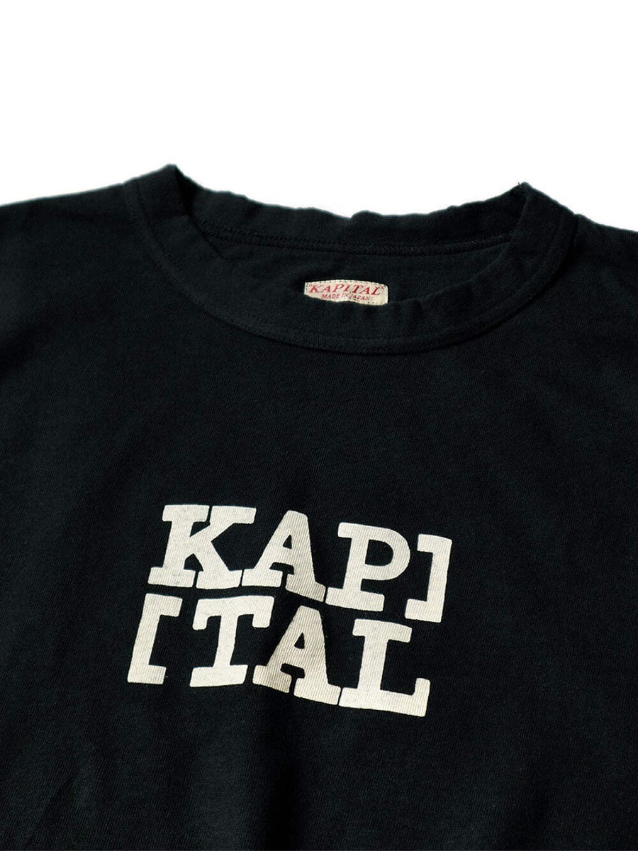 Kapital 20 T-shirt Rookie Crew Tee (Bracket KAP logo pt) | eBay