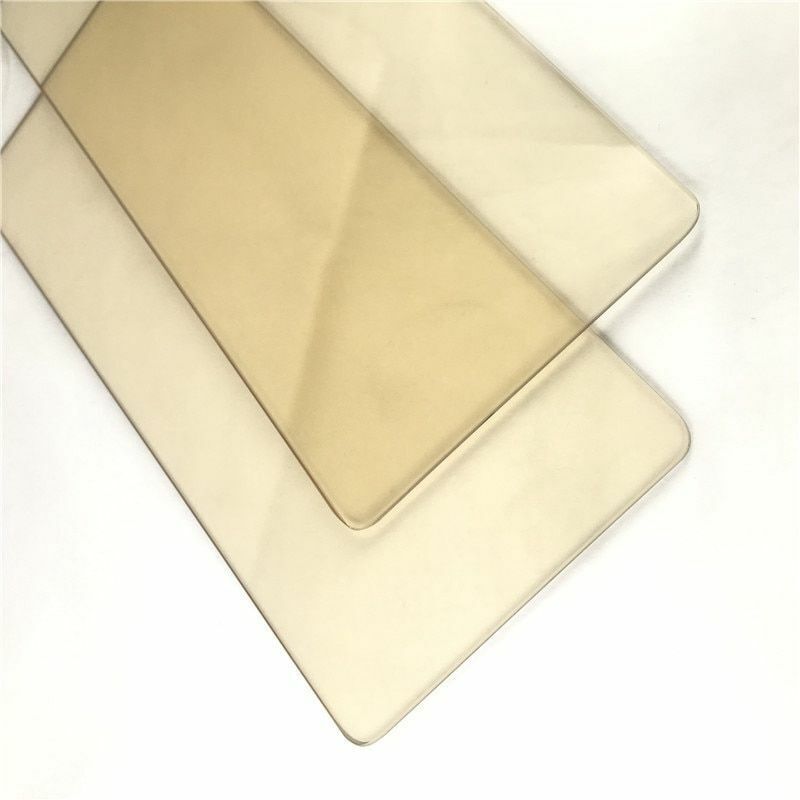 50x80mm Ceramic Transparent Glass Plate Fireplace Stove Level Microcrystalline 