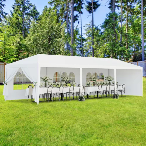 10'x30' Portable Canopy Party Tent Wedding Tent Outdoor Pavilion Cater BBQ Tent - Picture 1 of 11