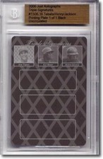 Jose Tabata * C.J. Henry * AUSTIN JACKSON * Rookie Printing Press Plate BGS 1/1