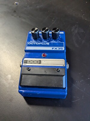 DOD FX35 Octoplus Octaver Guitar Effect Pedal USA w/ Battery Cover
