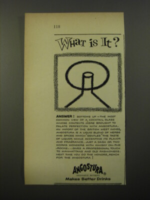 1954 Angostura Aromatic Bitters Ad - what is it?