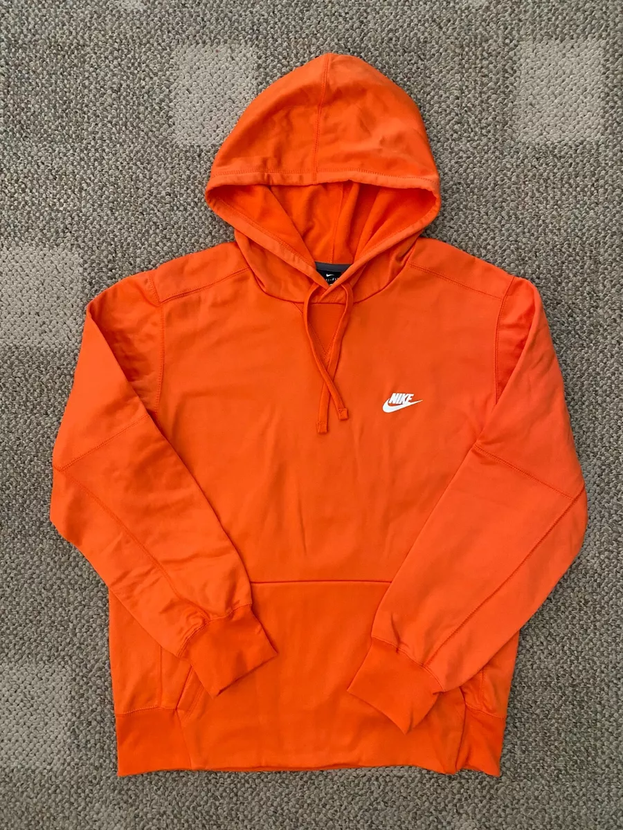 Men's nike hotsell orange sweatshirt
