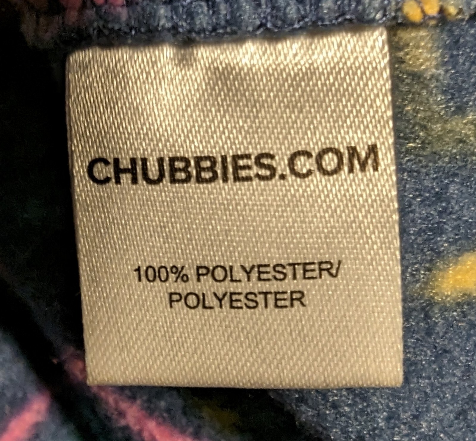 Chubbies Men's Recycled Chilly Vibe Sweatshirt 1/4 Zip Fleece Size Large 