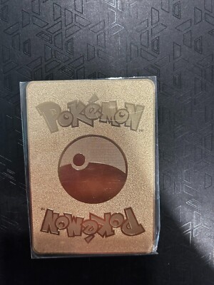 Custom Pokmon Solid Gold Metal Foil Card Pikachu Vmax Rainbow Fan Art Card Custom Pokmon Solid Gold Metal Foil Card Pikachu Vmax Rainbow Fan Art Card