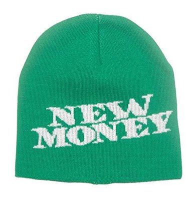 Rocksmith New Money Kelly Green Winter Beanie Hat NWT