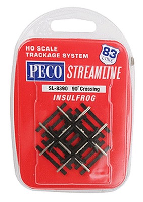 PECO - Code 83 Line -- 90-Degree Crossing - HO