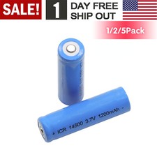 AA 3.7V 1200mAh Rechargeable Li-ion Batteries ICR 14500 Lithium Battery
