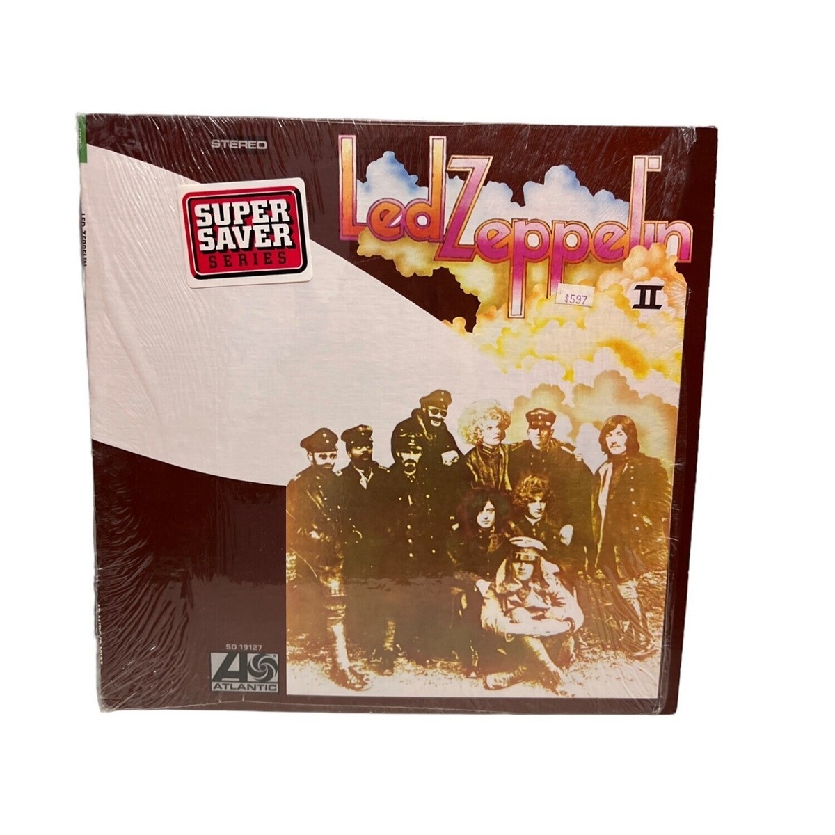 Led Zeppelin II Vinyl Record Super Saver Series 1977 With Hyper