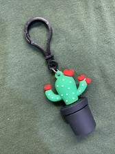 Cactus Keychain 2 inches tall with backpack key fob, f5