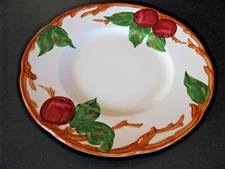 Franciscan Apple Set of 4 Bread / Dessert Plates Made in USA - 1950's vtg 6 3/8"