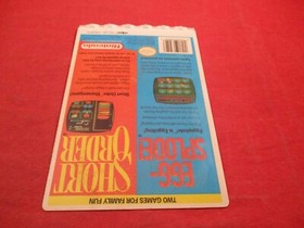 Short Order / Egg-splode Nintendo NES Vidpro Promo Display Card ONLY