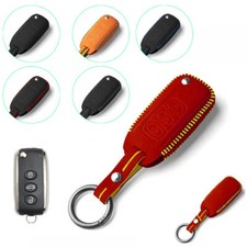 Suede Leather Car Remote Key Case Cover For Bentley Continental Gt Mulsanne Gtc