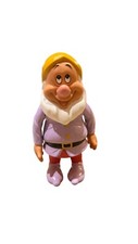 Vintage Disney Snow White  The Seven Dwarfs Bashful Bath Rubber Toy 6  Collect