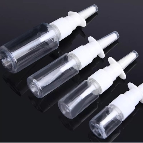 5ml/10ml/30ml Clear Empty Sprayer Mist Plastic Pump Refillable Nose Spray Bottle - Picture 2 of 6