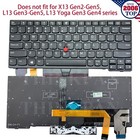 Neue US Tastatur Hintergrundbeleuchtung für Lenovo ThinkPad X13 Gen1 L13 Gen2 L13 Yoga Gen2