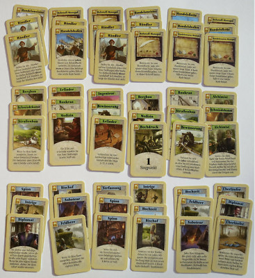 NEU Die Siedler von Catan - für Städte und Ritter 54 Karten