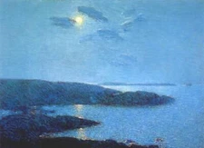 high quality oil painting 100% handpainted on canvas"moonlight"