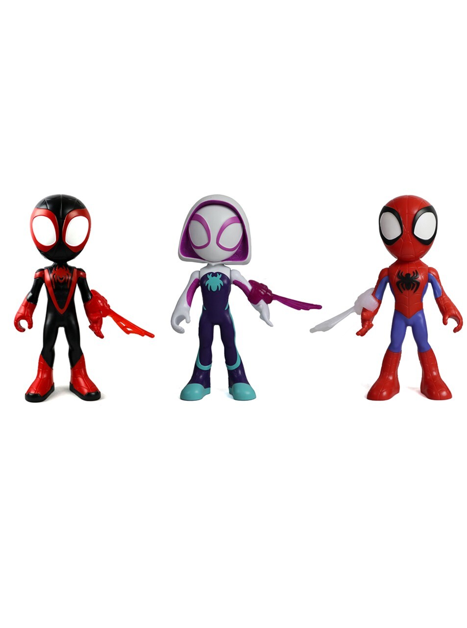 Juego de figuras de 9 pulgadas de Spider-Man Spidey and His Amazing Friends paquete múltiple Hasbro nuevo