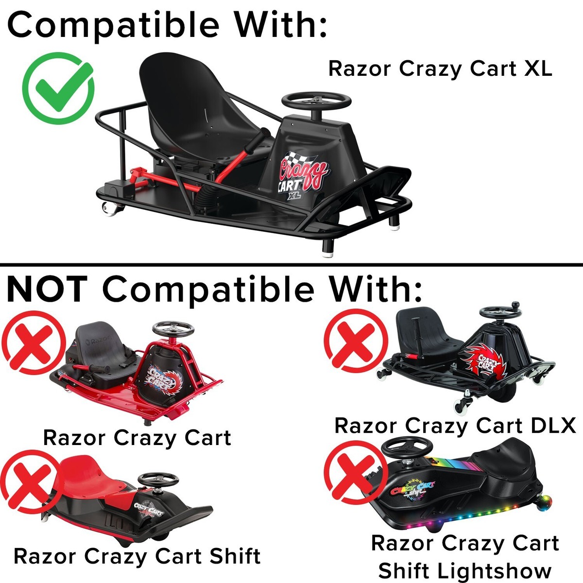 HB3650-TYD6A Control Module for Razor Crazy Cart XL - 36V Speed