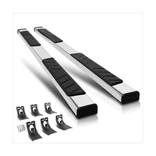 PM PERFORMOTOR 5 Inches Wide Stainless Steel Side Step Nerf Bar Running Board...