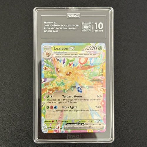 Leafeon ex graded TAG 10 for sale on eBay