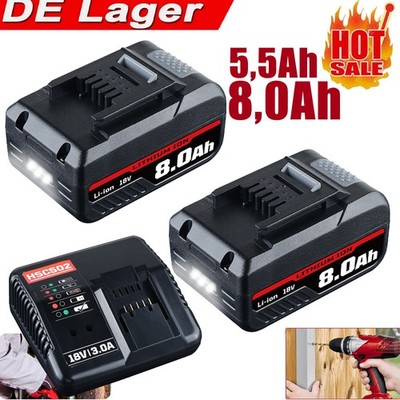 Für Einhell Akku POWER X-CHANGE 18V 8,0Ah Lithium Ionen Ersatzakku Batterie DE
