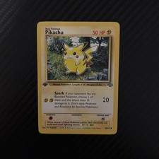 pikachu pokemon card 60 64 Pikachu (60/64) [Jungle 1st Edition] – Gamers Paradise main image 1