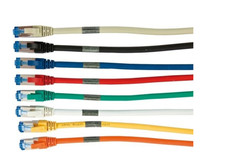 10St. SYNERGY 21 Patchkabel RJ45, CAT6A 500Mhz, 1.0m schwarz S-STP(S/FTP), AWG26