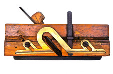 Antiker Falzhobel, Nuthobel, Spezialhobel, Tischler Schreiner Möbelbauer. (4X7)