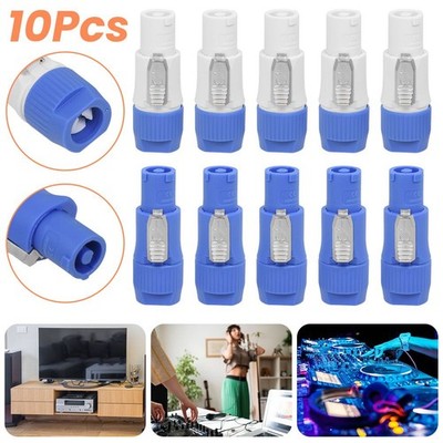 10x Set Neutrik Powercon Typ A Nac3Fca & Nac3Mpa-1 Gehäuse Stecker Panel Adapter