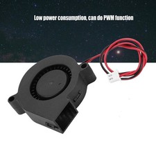 5015 5V Turbo Fan 3D Printer Accessories Blower Radiator Cooling Fan PBT Anti
