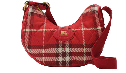 BURBERRY Horseshoe Crayon Red Crossbody Bag Bag New & Authentic