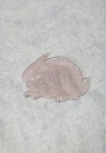 Fenton Rabbit Pink Opalescent Carnival Glass Vanity Pin Ring Trinket Tray 6"