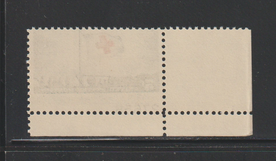 Estampillas ERROR EFO de Estados Unidos 1239 Cruz Roja: Mayor Perf. Cambio con la mayor parte de la placa #! MNH Foto 2 de 2