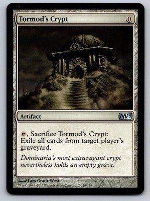 Tormod's Crypt 219 Uncommon Magic 2013 (M13) Magic: The Gathering MP