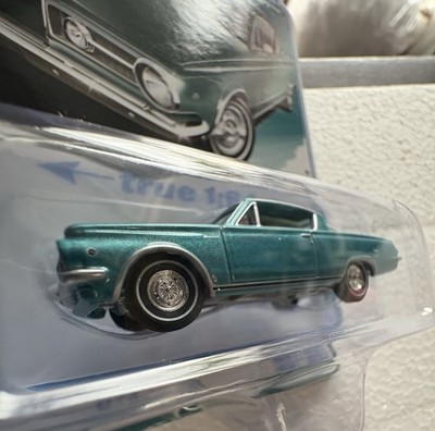 Auto World 1965 Plymouth Barracuda Formula S 1:64 Teal Ltd Edition