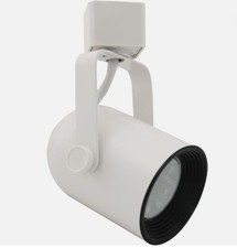 Elco ET1630W White H-Track 5 Track Head Black...