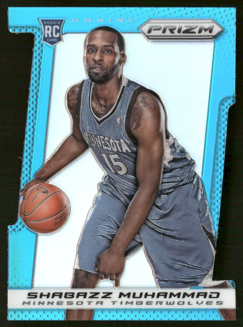 Shabazz Muhammad 2013-14 Panini Prizm Light Blue Die Cut #261 #/199